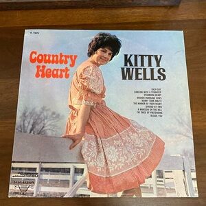 Vintage Rare Kitty Wells Country Heart vinyl  record